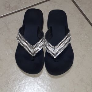 Bling flip flops